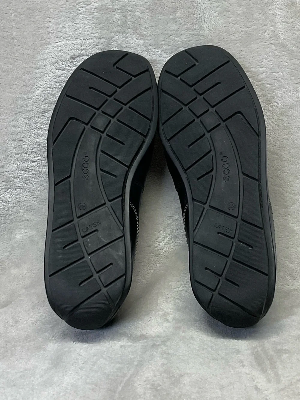 Ecco Classic Moc Leather Slip On Driving Shoes Sz 45 Mens 11 - 11.5